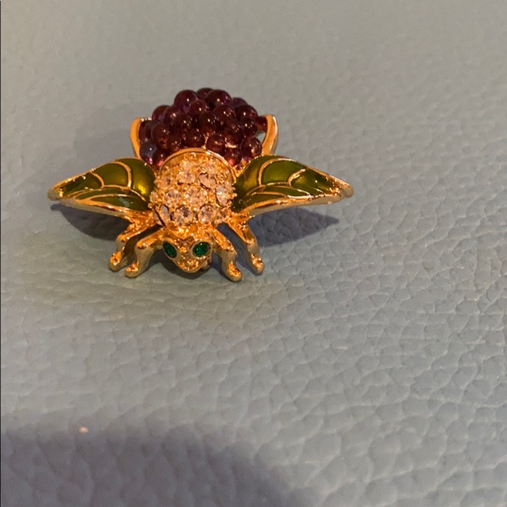 Grape Honeybee Pin - image 1